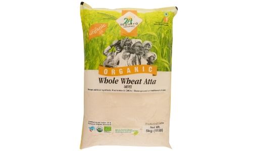 Whole wheat organic atta in India